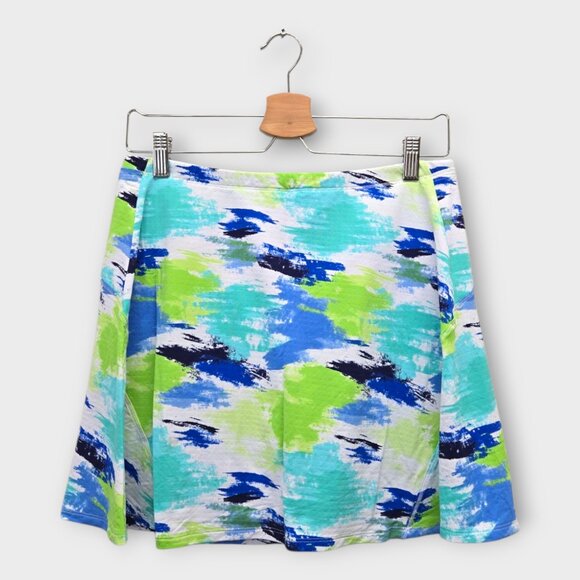 NWOT IBKUL Golf Women's Skort Print (Multicolor) - Small - Picture 1 of 2